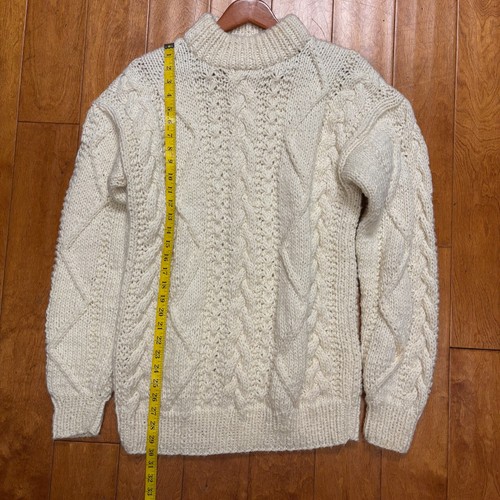 Vintage Portuguese Connection Herren Fischer Pullover Gr. * S Grobstrick dick Zopfmuster - Bild 9 von 11