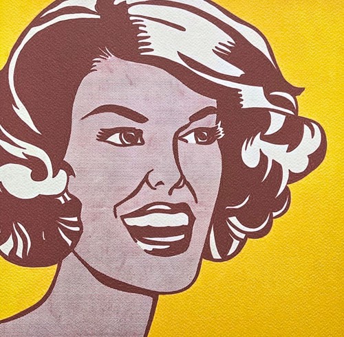 ROY LICHTENSTEIN - Head Red and Yellow - signed, numbered edition 29/150, - Picture 2 of 5