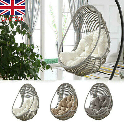 Patio Hanging Swing Egg Chair Cushion Cover Large Round Papasan Pad Mat 41 Uk Patio Hanging Swing Egg Chair Cushion, Large Round Wicker Chair Cushion