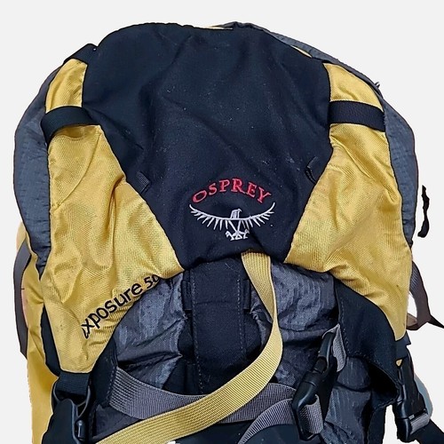 Osprey Exposure 50 Torso Senderismo Mochila Pack Amarillo y Negro Talla Mediana - Imagen 5 de 12