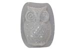 5 1/2 in tall  Decorative Owl Garden Plaster Cement Concrete Garden Mold 7229