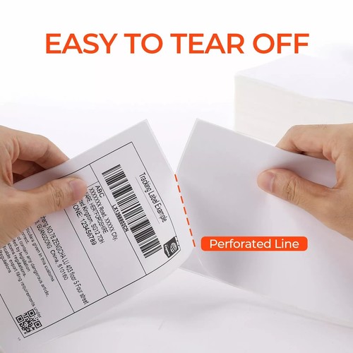3000 4x6 Fanfold Thermal Shipping Labels UPS CERTIFIED / USPS fits most printers - Picture 4 of 7