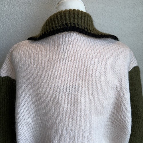 New Zara Combination Knit Wool Blend Cardigan Medium 5802/150 - Picture 6 of 7