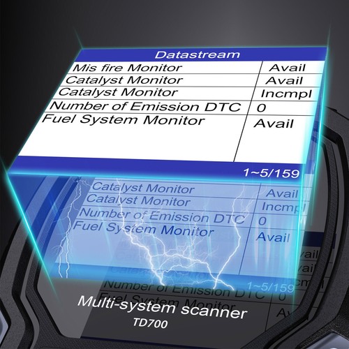 ANCEL TD700 OBD2 Scanner All System Code Reader Tool TPMS DPF Oil Fit for Toyota - Bild 5 von 11