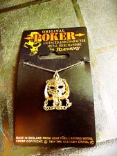 MOTORHEAD   VINTAGE   80'S   POKER  UK  INPORT  PEWTER  NECKLACE