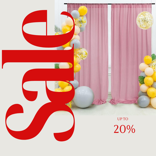 2 PANELS Chiffon Backdrop Curtains Drapes Sheer Chiffon Fabric Photography - Picture 2 of 2