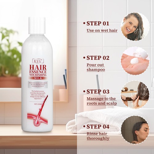 Hair thickening shampoo anti hair loss For Women&Men Fast Hair Growth - Picture 6 of 8