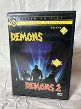 Dario Argento's DEMONS and DEMONS 2 Anchor Bay LIMITED EDITION