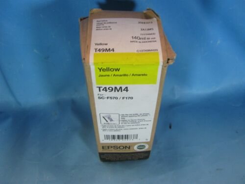 Genuine Epson T49M4 C13T49M420 Yellow Ink for SC-F570 (140 mL)
