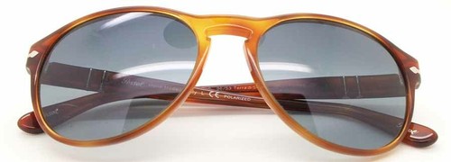 PERSOL 2931-96-23 Terra Di Siena frame with Polarized Blue Faded Internal anti G - Picture 3 of 10