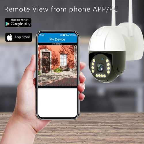 4G/WIFI Security Camera IP Wireless Auto Tracking Two Way Audio Monitoring HD - Picture 14 of 19