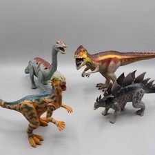 Dinosaur Toy Figures Lot TOYS R US Detail Canices Pachycephalosaurus Stegos