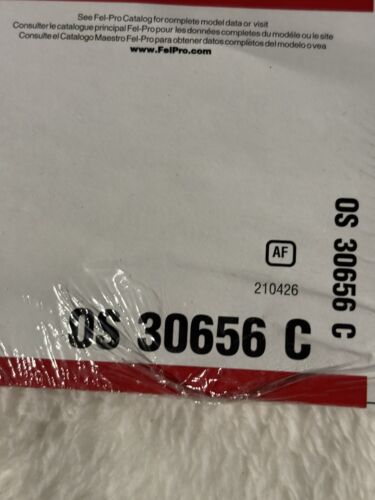 NIB! Fel-Pro OS 30656 C Engine Oil Pan Gasket Set OS30656C Subaru - Foto 2 di 3