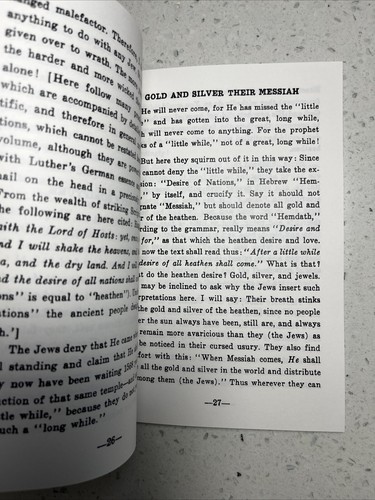 Martin Luther 1948, The Jews And Their Lies,Opinion Christian Nat'list Crusade - Picture 5 of 6