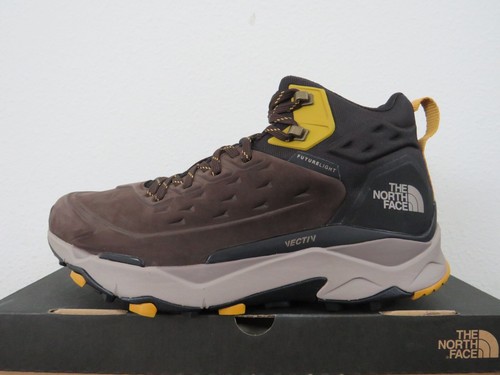 Mens The North Face Vectiv EXPLORIS Mid FUTURELIGHT Leather Hiking Boots - Brown - Picture 2 of 6