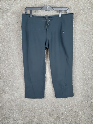 Eastern Mountain Sports Outdoor Capri Pant Womens 6 Black Hiking Pockets Sport