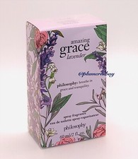PHILOSOPHY Amazing Grace LAVENDER Eau de Toilette Spray Fragrance 2oz 60mL NEW