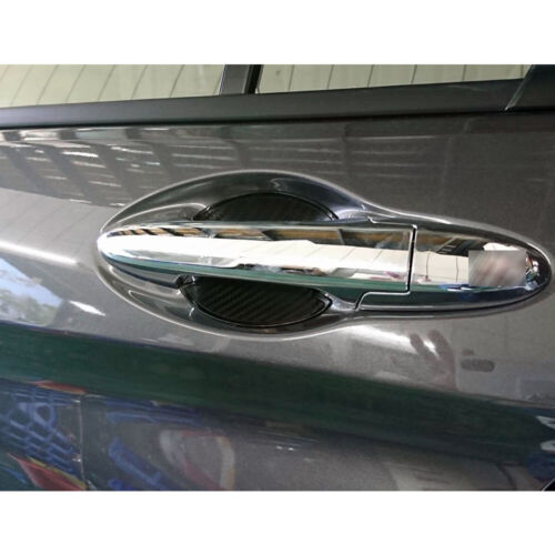 For Mercedes Benz CLA W117 Carbon texture Side Door Handle Bowl Sticker 4PCS - Picture 3 of 5