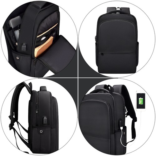 Laptop Rucksack Mit Usb Lade Port Anti Diebstahl Schlanke Rucksack - Bild 11 von 12