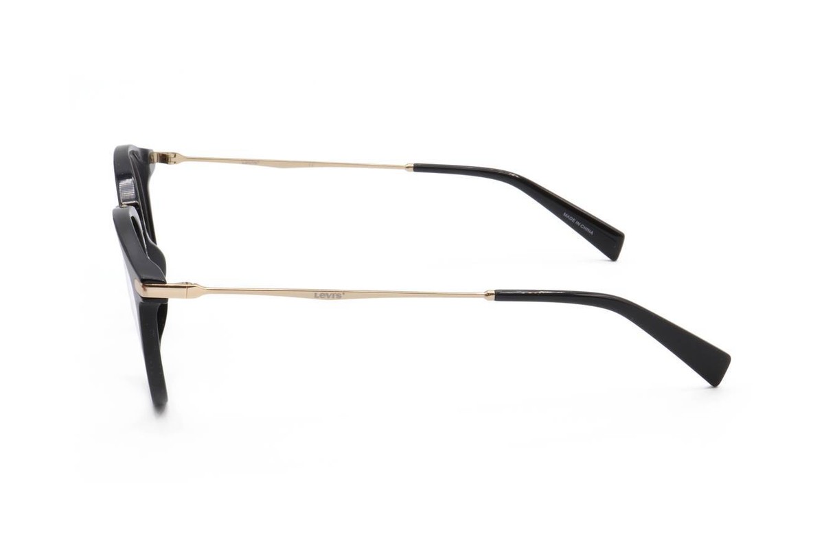 Levis 5006 Eyeglasses Unisex 0807 Black Oval Modified 50mm