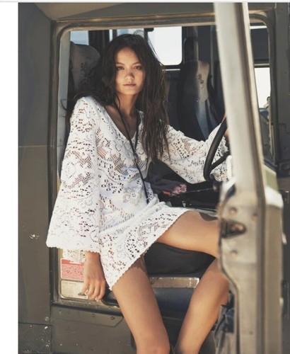 👗SPELL AND THE GYPSY FLEETWOOD WHITE LACE MINI DRESS SIZE S 💫 - Picture 3 of 14