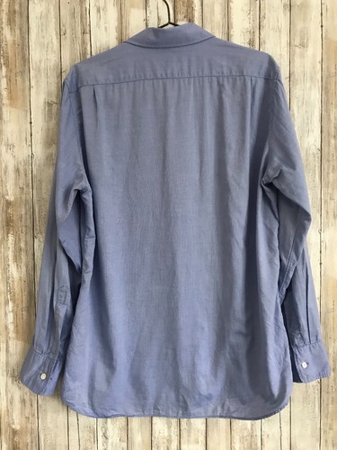 Camisa ajustada con botones J.Crew Thompson para hombre 16-16,5 azul grande - Imagen 5 de 6