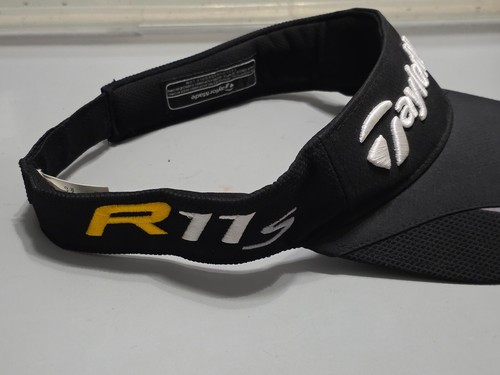Taylor Made Golf Sun Visor Strapback RBZ R11s Adjustable Black White 1-Size Hat - Picture 5 of 8