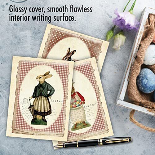 20 Assorted Easter Note Cards Bulk Box Set 4 x 5.12 Inch with Envelopes (10 - Picture 6 of 7