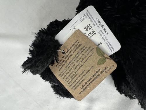Onyx Black Panther 6 Inch by Aurora With Tags Plush Stuffed Animal Toy Wild Cat - Picture 9 of 13