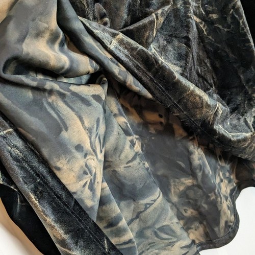 Jantie Design Crushed Velvet Tunic Asymmetrical Lagenlook Witchy Art to Wear 3X - Picture 3 of 7