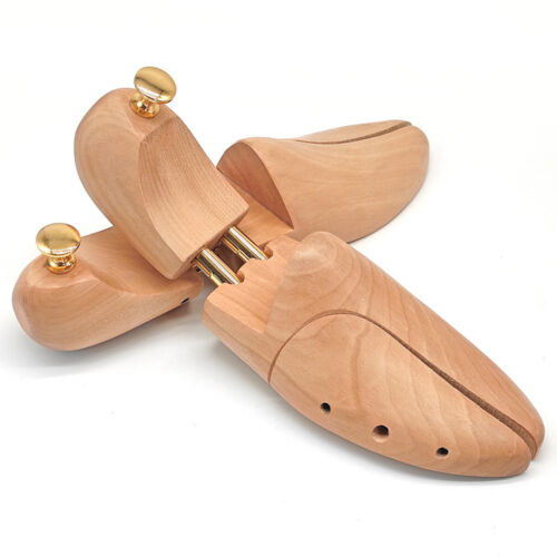 Wood Shoe Stretcher Shoe Trees Shape Real Cedar Wood Pair of UK 8-10 for Men - Picture 8 of 10