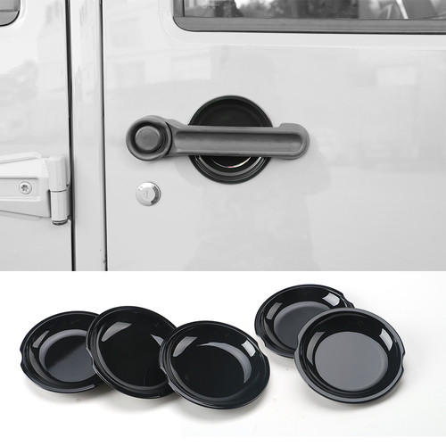 Exterior Door Handle Bowl Cover Trim Decor For Jeep Wrangler JK 2007-2017 A - Picture 3 of 7