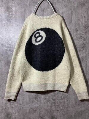 STUSSY 8 ball mohair knit sweater size M used from Japan | eBay STUSSY 8 ball mohair knit sweater size M used from Japan | eBay