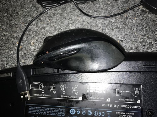 Logitech MX3200 Cordless Desktop MX3200 Keyboard MX600 Mouse Receiver VG TESTED - Picture 7 of 9
