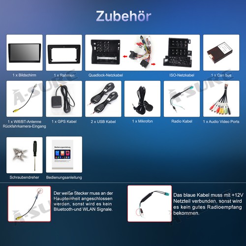 64G Android 14 IPS Auto Radio GPS Navi Carplay Für Audi A4 8E 8H B6 B7 2001-2008 - Bild 16 von 16