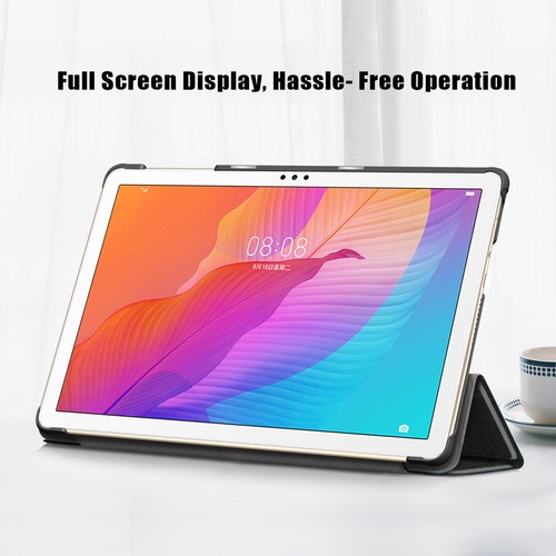 Light Slim Leather Trifold Protective Case Cover Stand Huawei MatePad T10s T10 - Picture 8 of 123