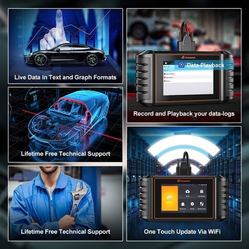 Foxwell NT710 Sistema Completo Diagnóstico Bidireccional Coche OBD2 Escáner TPMS Aceite ABS - Imagen 11 de 19