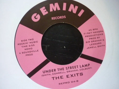 exits under the street lamp gemini ace uk  re issue soul 45 deleted