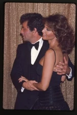 Raquel Welch Peter Falk Candid 1970's Glamour Event Original 35mm Transparency