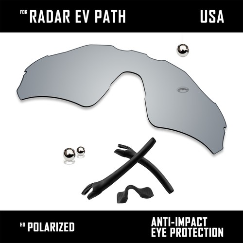 Anti Scratch Replacement Lens&Rubber Kit for-Oakley Radar EV Path OO9208 Sunglas - Picture 8 of 20