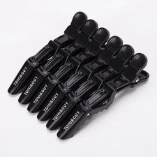 6Pcs/Lot Plastic Hairpin Hair Clips Hairdressing Clamps Claw Section Alligator C