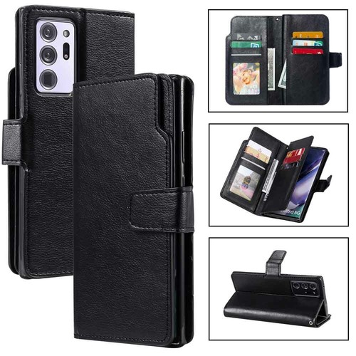 For Samsung S20 FE Note 20 Ultra S10 S9 S8 Wallet Card Holder Leather Case Cover - Picture 8 of 38