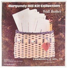 Burgundy Hill Basket Kits Wall Basket 9-Inch by 7-Inch