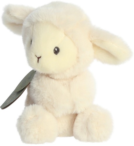 ebba - Eco ebba - 6" Sonajero de Cordero Ecológico Bebé Peluche - Imagen 3 de 6