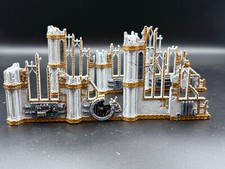 FULLY PAINTED SECTOR IMPERIALIS RUINS SPACE MARINES  PAINT WARHAMMER 40K