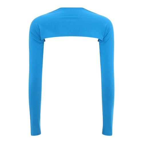 Cardigan donna scrollato maniche lunghe trasparente aperto davanti bolero crop top scialle - Foto 138 di 163