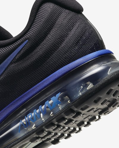 Nike Air Max 2017 Black/Cobalt Blue Mens Size US 8-14 Casual Sneakers Brand New✅ - Picture 8 of 9