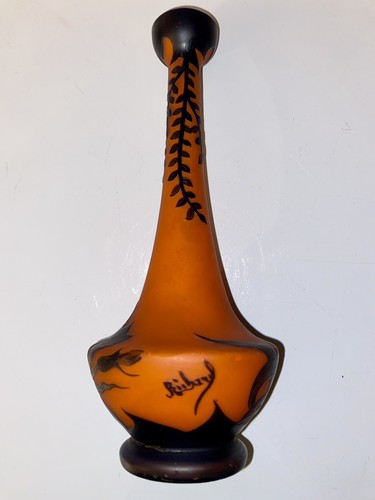 Loetz Richard Art Cameo Glass Vase 8.75”H C-1910 - Picture 7 of 12