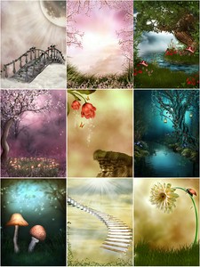 FL Fairyland Backdrop//Backgound Photography For 16/" BJD Doll similiar size Doll