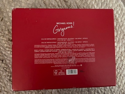 Michael Kors Gorgeous for Women 3 Piece Gift Set 3.4/0.34 Eau De Parfum, Lotion - Picture 4 of 4